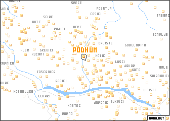 map of Podhum