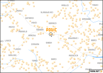 map of Podić