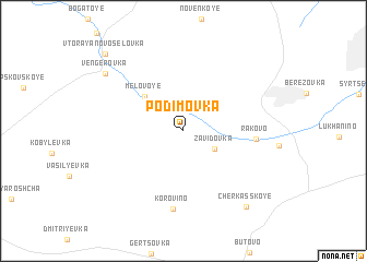 map of Podimovka
