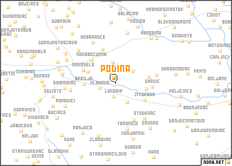 map of Podina