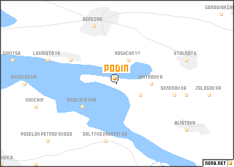 map of Podin