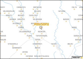 map of Podişoru