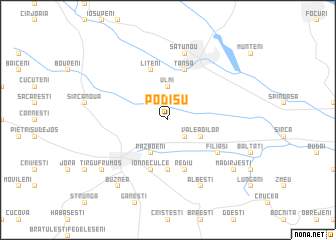 map of Podişu