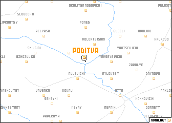 map of Poditva