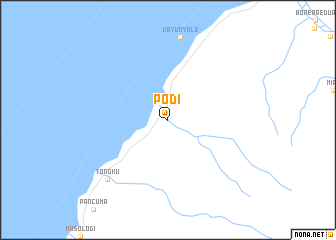 map of Podi
