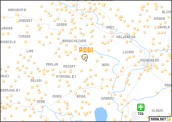 map of Podi