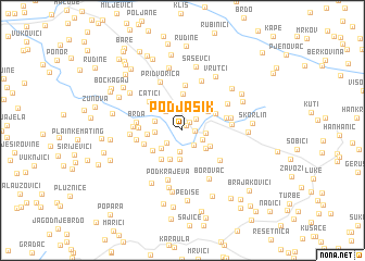 map of Podjasik