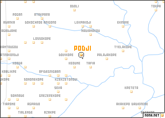 map of Podji