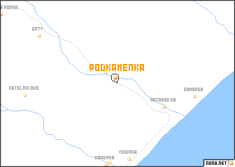 map of Podkamenka