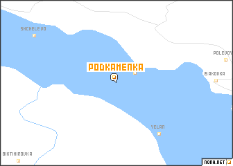 map of Podkamenka