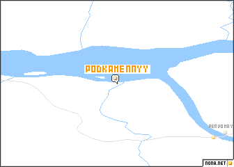 map of Podkamennyy