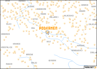 map of Podkamen