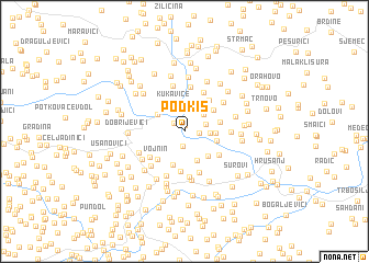 map of Podkiš