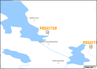 map of Podkitsa