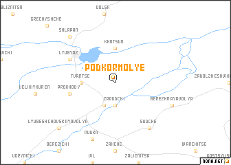 map of Podkormolʼye