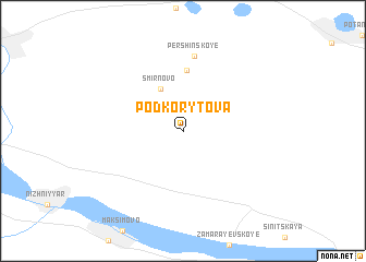 map of Podkorytova