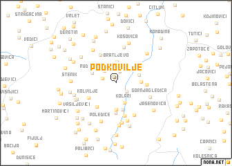 map of Podkovilje