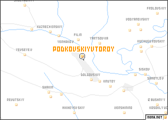 map of Podkovskiy Vtoroy