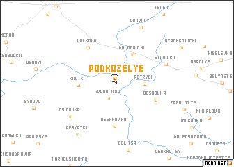 map of Podkozelʼye