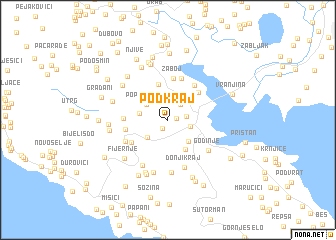 map of Podkraj
