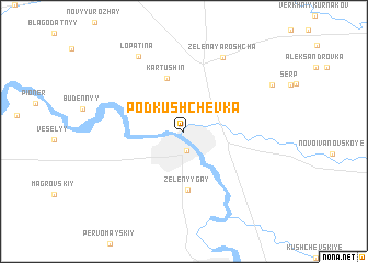 map of Podkushchevka