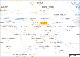 map of Podlaski