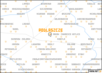 map of Podlaszcze