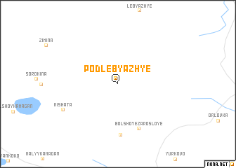 map of Podlebyazh\