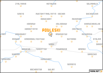 map of Podleski