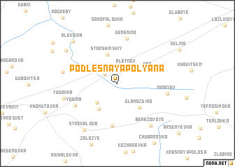 map of Podlesnaya Polyana