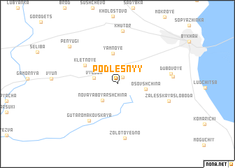 map of Podlesnyy