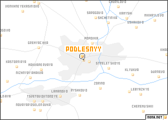 map of Podlesnyy