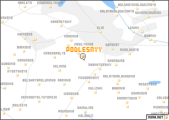 map of Podlesnyy