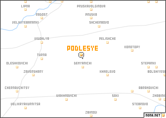 map of Podlesʼye