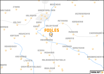 map of Podles