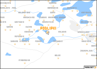 map of Podlipki