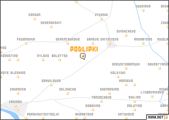 map of Podlipki