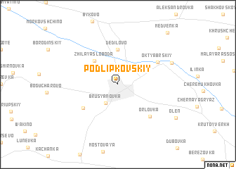 map of Podlipkovskiy