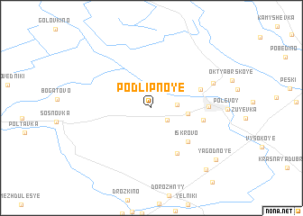 map of Podlipnoye