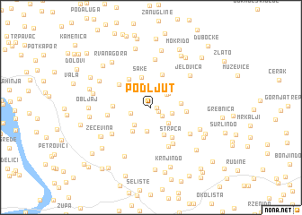 map of Podljut