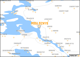 map of Podlozh\