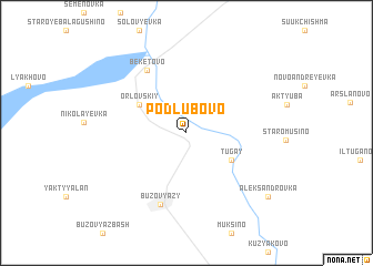 map of Podlubovo