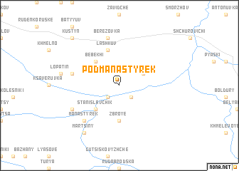 map of Podmanastyrek