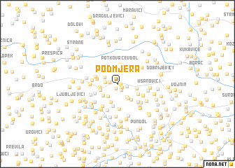 map of Podmjera