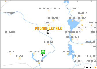 map of Podmokłe Małe