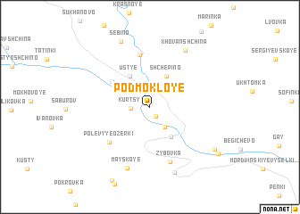 map of Podmokloye