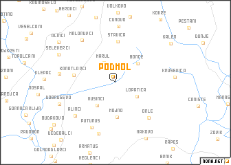 map of Podmol