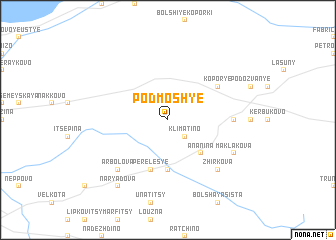 map of Podmosh\