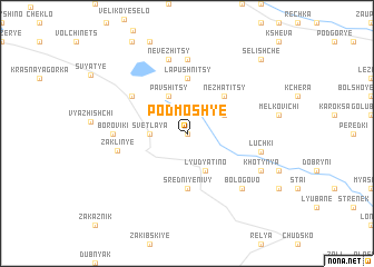 map of Podmosh\