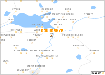 map of Podmosh\